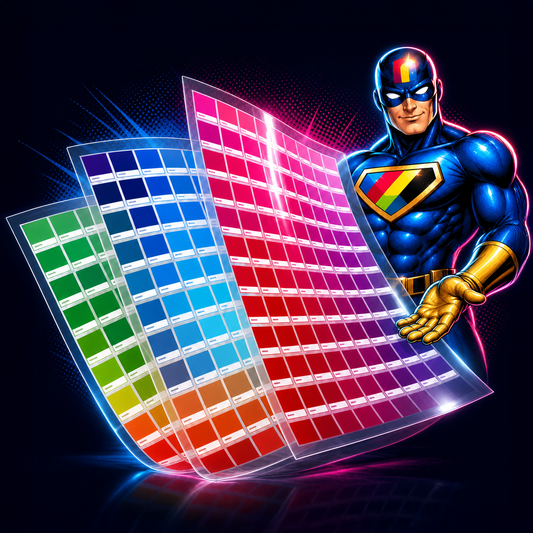 Custom DTF Color Match Chart